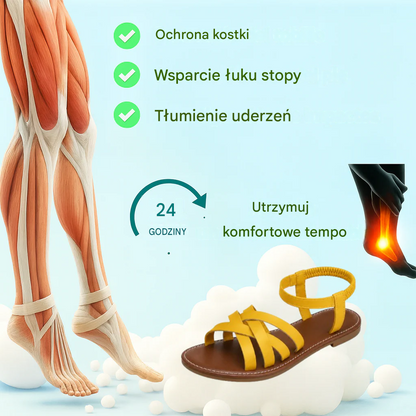 ⏰ Ostatni dzień! 50% zniżki! Nie przegap! Sandały ortopedyczne o ergonomicznej konstrukcji i amortyzacji. ✅ Zdrowe sandały ortopedyczne zaprojektowane specjalnie dla Europejek.