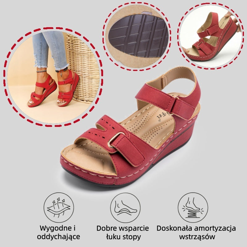 🔥 Ograniczona czasowo zniżka 50%! Letnie sandały ortopedyczne – ergonomiczne, wygodne i oddychające, które łagodzą ból. ✅