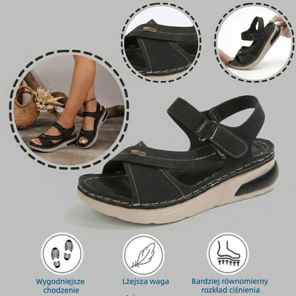 🔥 Ograniczona czasowo zniżka 50%! Letnie sandały ortopedyczne – ergonomiczne, wygodne i oddychające, które łagodzą ból. ✅