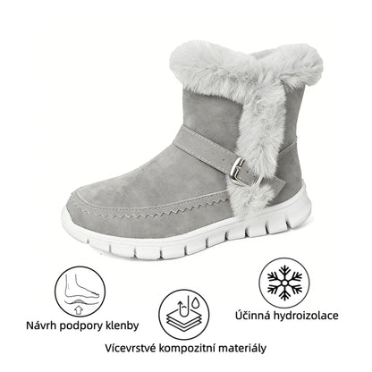 flemat® - Ergonomicznie ukształtowane zimowe buty ortopedyczne łagodzące ból stóp, kolan i pleców - Damskie
