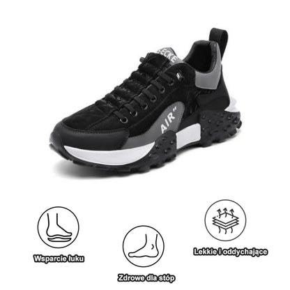 【🔥Dziś połowa ceny - nie przegap】 Ergonomicznie zaprojektowane buty ortopedyczne - konstrukcja z podparciem łuku stopy 👞Łatwo pozbądź się bólu stóp