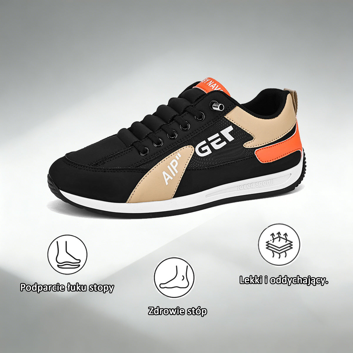 🔥 50% zniżki | Oddychające buty ortopedyczne flemat® | Zapewniają wsparcie łuku stopy, łagodzą ból i ułatwiają chodzenie