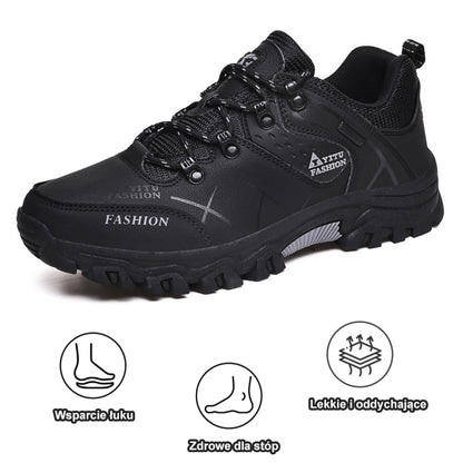 [⏰50% zniżki dzisiaj - nie przegap] Ergonomiczne buty trekkingowe - skóra premium + ciepło 👞