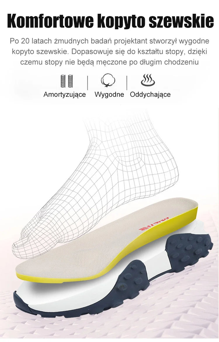 (🔥50% zniżki dzisiaj - nie przegap) ⏰Ergonomiczne - miękkie i wygodne ortopedyczne buty codzienne/sportowe ✅podparcie łuku stopy ułatwia chodzenie