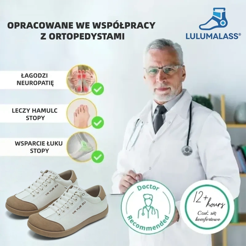 (🔥60% zniżki dzisiaj - nie przegap!) ⏰flemat® Szerokie palce - Miękkie i wygodne buty ortopedyczne✅ Pożegnaj się z bólem stóp i ciesz się całodziennym komfortem!