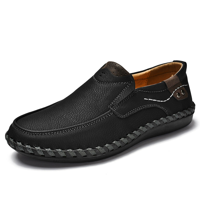 🔥Męskie buty ortopedyczne wykonane z australijskiej skóry cielęcej👞Szyte ręcznie✅Wygodne chodzenie, łagodzenie bólu✅Wodoodporne i antypoślizgowe✅