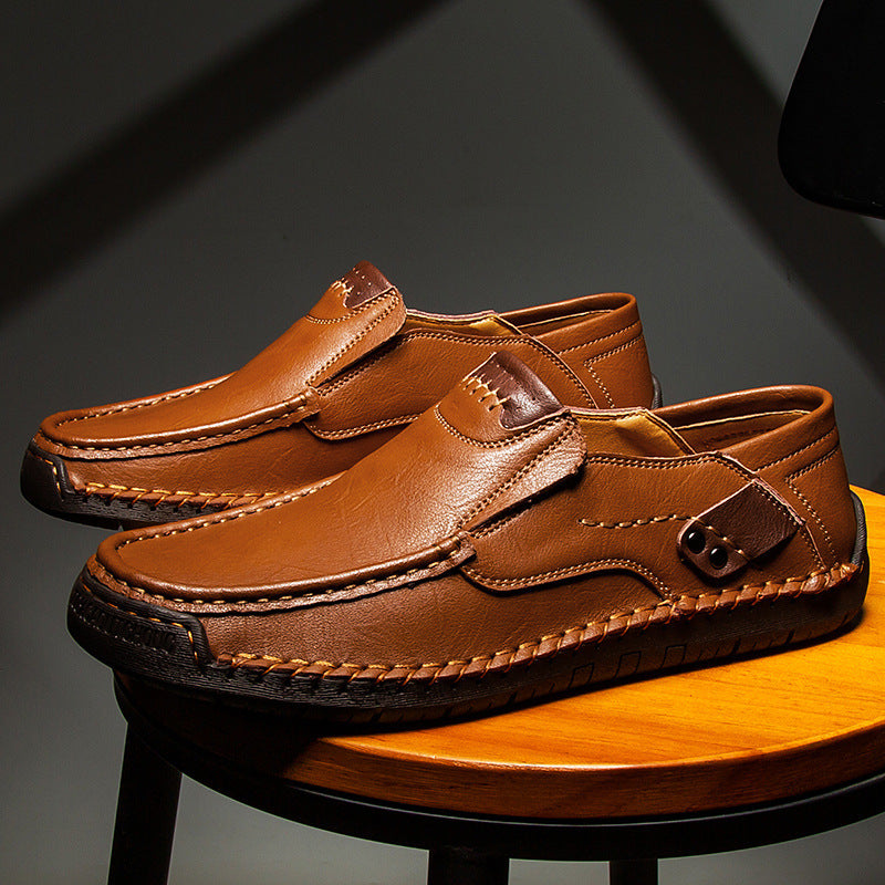 🔥Męskie buty ortopedyczne wykonane z australijskiej skóry cielęcej👞Szyte ręcznie✅Wygodne chodzenie, łagodzenie bólu✅Wodoodporne i antypoślizgowe✅