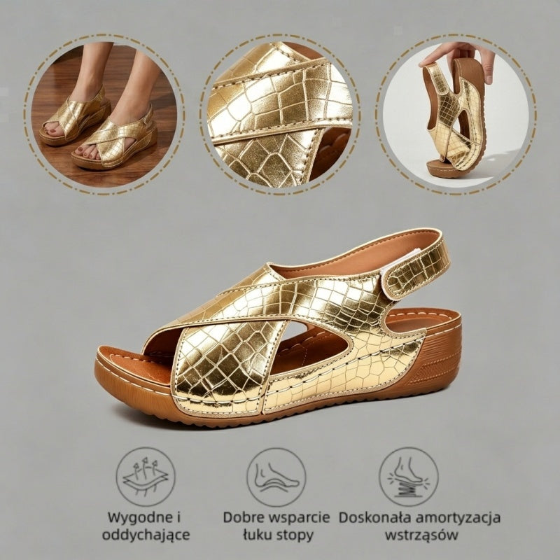 🔥 Ograniczona czasowo zniżka 50%! Letnie sandały ortopedyczne – ergonomiczne, wygodne i oddychające, które łagodzą ból. ✅