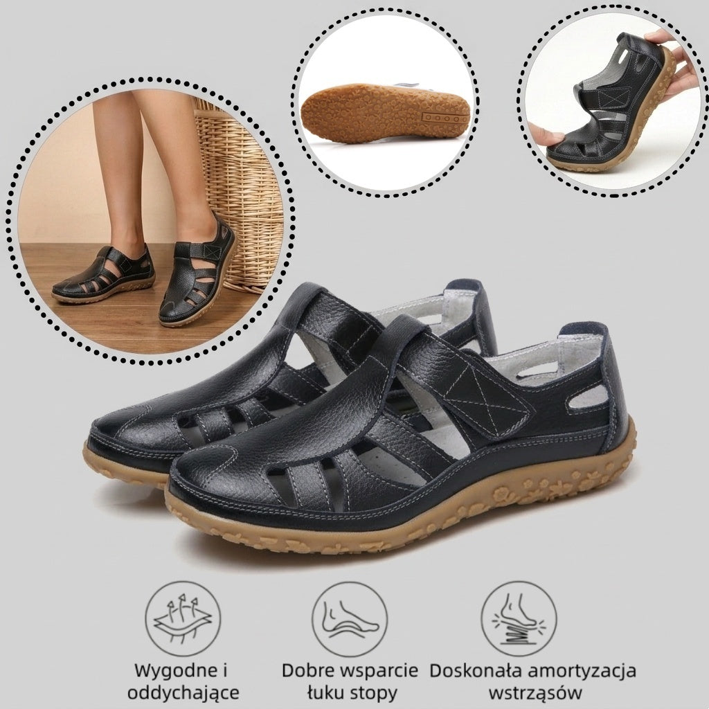 🔥 Ograniczona czasowo zniżka 50%! Letnie sandały ortopedyczne – ergonomiczne, wygodne i oddychające, które łagodzą ból. ✅