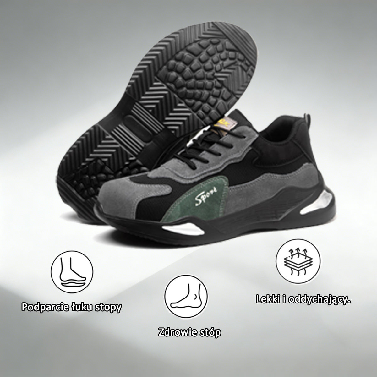 🔥 50% zniżki | Buty ortopedyczne Flemat® | Zapewniają wsparcie łuku stopy, łagodzą ból i ułatwiają chodzenie | Odpowiednie zarówno dla mężczyzn, jak i kobiet.