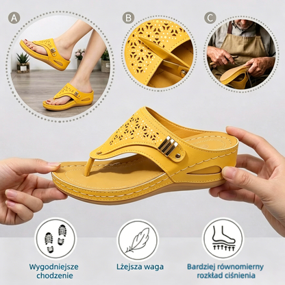 🔥 Ograniczona czasowo zniżka 50%! Letnie sandały ortopedyczne – ergonomiczne, wygodne i oddychające, które łagodzą ból. ✅