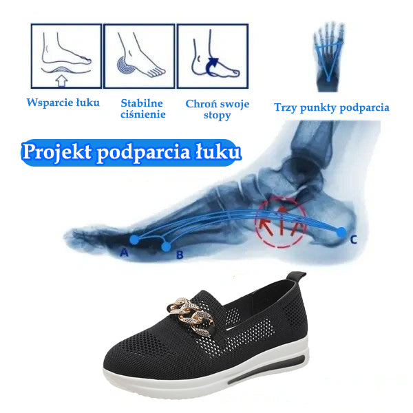 Buty ortopedyczne flemat® | Obuwie wiosenne łagodzące ból pleców, stawów i stóp; oddychające i wygodne