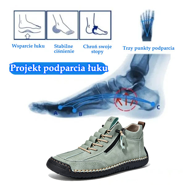 🔥 50% zniżki | buty ortopedyczne flemat® | Zapewniają wsparcie łuku stopy, łagodzą ból i ułatwiają chodzenie | Odpowiednie zarówno dla mężczyzn, jak i kobiet.