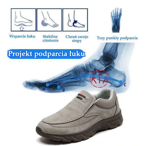 🔥 50% zniżki | buty ortopedyczne flemat® | Zapewniają wsparcie łuku stopy, łagodzą ból i ułatwiają chodzenie