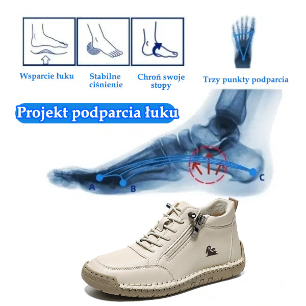 🔥 Buty ortopedyczne flemat® | Najwygodniejsze i najpopularniejsze w Polsce skórzane buty w 2026 roku, łagodzące ból i ułatwiające chodzenie | Odpowiednie zarówno dla kobiet, jak i mężczyzn.