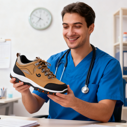 Buty ortopedyczne flemat® – ergonomicznie zaprojektowane, aby uśmierzać ból pleców, stawów i stóp – unisex.