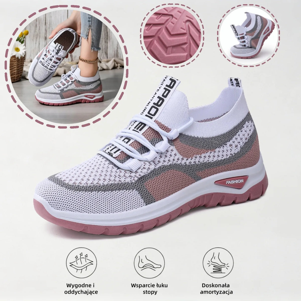 Buty ortopedyczne flemat® | Obuwie wiosenne łagodzące ból pleców, stawów i stóp; oddychające i wygodne