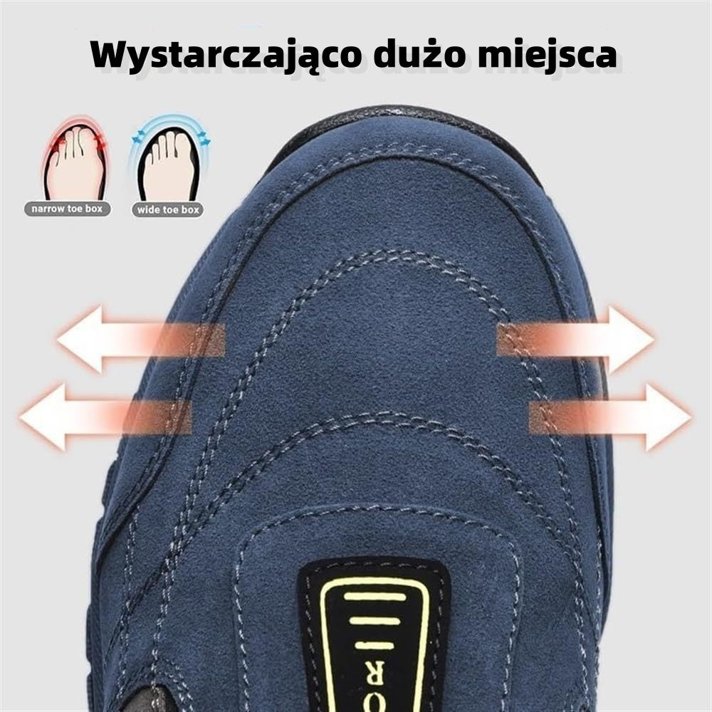 (🔥50% zniżki dzisiaj - nie przegap!)flemat® - Męskie buty ortopedyczne z amortyzacją ✅ Pożegnaj ból stóp i ciesz się całodziennym komfortem!