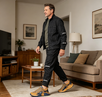 (🔥60% zniżki dzisiaj - nie przegap!) flemat® - Męskie buty ortopedyczne z amortyzacją ✅ Pożegnaj ból stóp i ciesz się całodziennym komfortem!