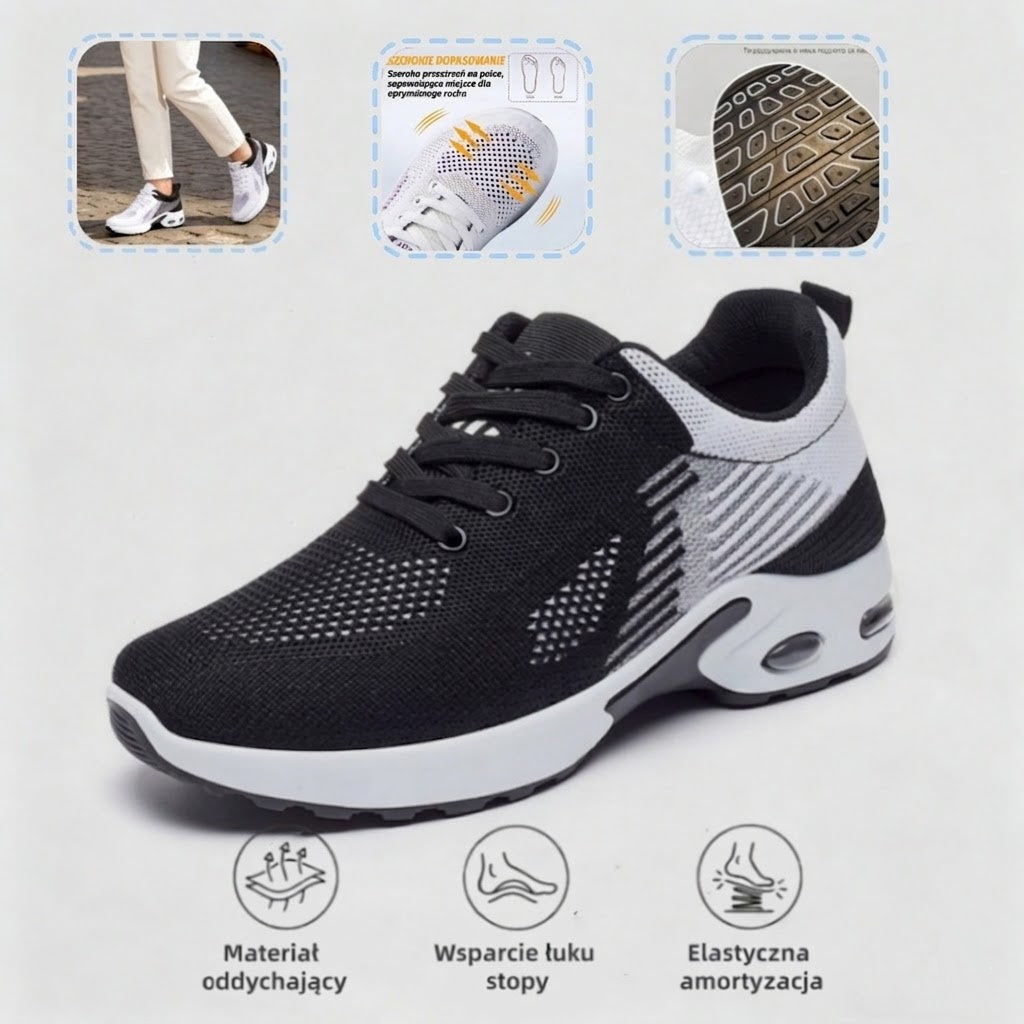 (🔥60% zniżki dzisiaj - nie przegap!)flemat® - Damskie buty ortopedyczne z amortyzacją ✅ Pożegnaj ból stóp i ciesz się całodziennym komfortem!