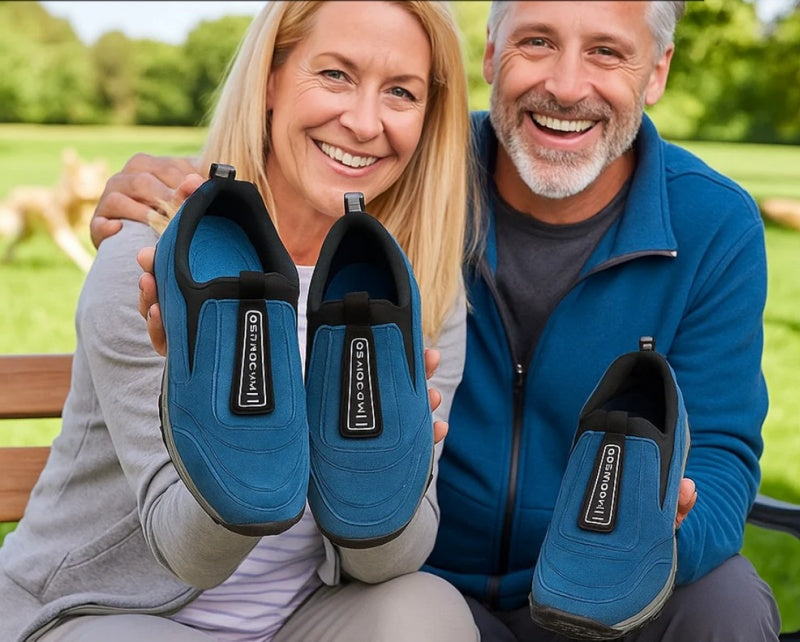 (🔥50% zniżki dzisiaj - nie przegap!)flemat® - Męskie buty ortopedyczne z amortyzacją ✅ Pożegnaj ból stóp i ciesz się całodziennym komfortem!