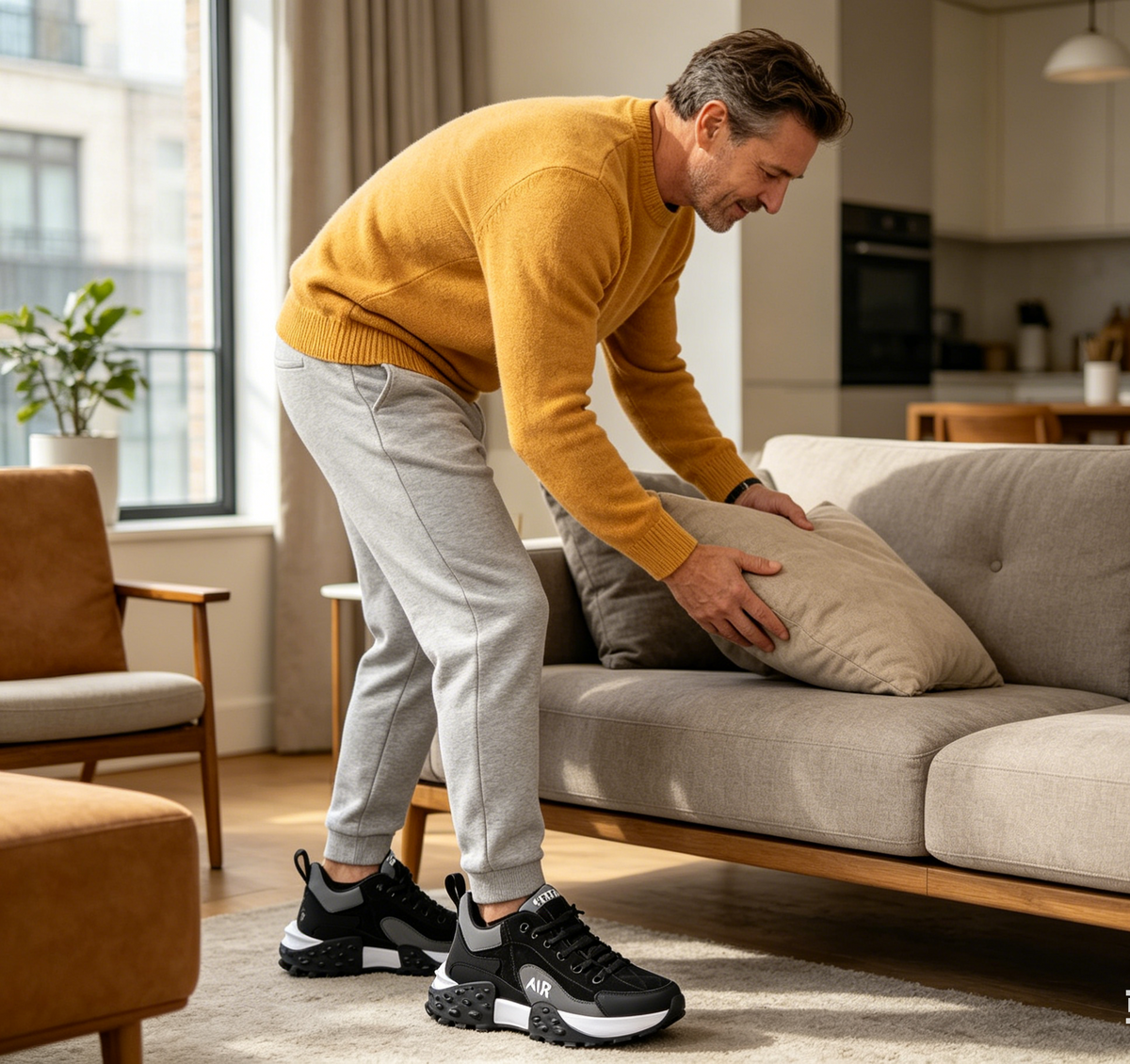(🔥60% zniżki dzisiaj - nie przegap!) flemat® - Męskie buty ortopedyczne z amortyzacją ✅ Pożegnaj ból stóp i ciesz się całodziennym komfortem!
