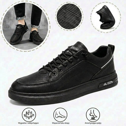 🔥Męskie buty ortopedyczne wykonane z australijskiej skóry cielęcej — zapewniają wsparcie łuku stopy, łagodzą ból, są lekkie i amortyzują wstrząsy. ✅Wodoodporne i antypoślizgowe. ✅