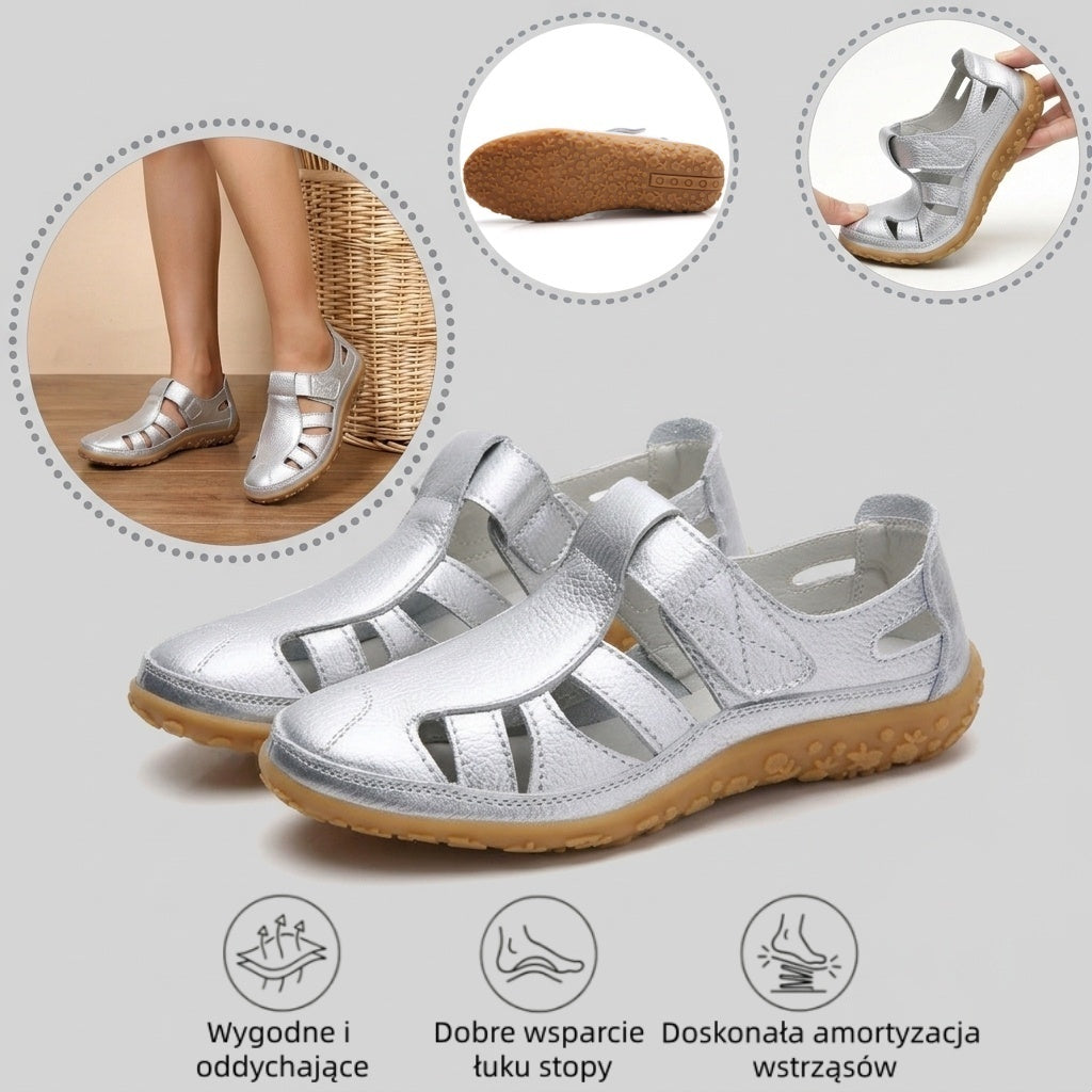 🔥 Ograniczona czasowo zniżka 50%! Letnie sandały ortopedyczne – ergonomiczne, wygodne i oddychające, które łagodzą ból. ✅