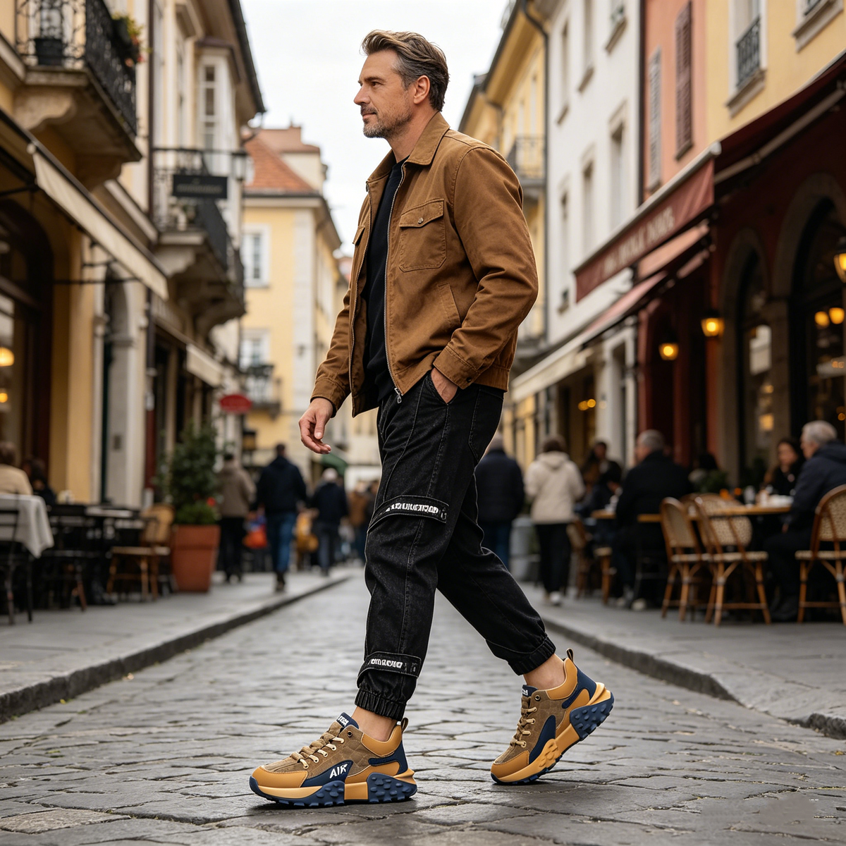 (🔥60% zniżki dzisiaj - nie przegap!) flemat® - Męskie buty ortopedyczne z amortyzacją ✅ Pożegnaj ból stóp i ciesz się całodziennym komfortem!