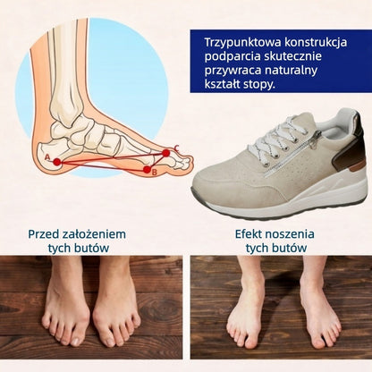 🔥 50% zniżki tylko dziś! Nie przegap! ⏰ Ergonomicznie zaprojektowane buty ortopedyczne – zapewniają naturalne wsparcie łuku stopy 👞 Skutecznie łagodzą ból stóp