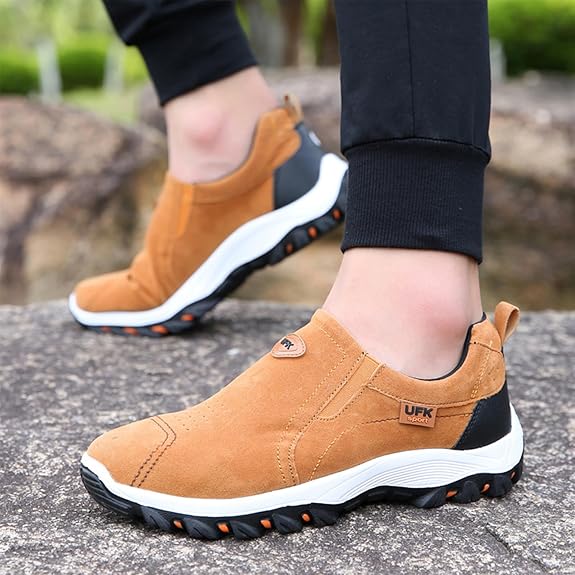 Buty ortopedyczne |  flemat®Luksusowe, ergonomiczne buty ortopedyczne z włoskiego zamszu zapewniające miękkość i wygodę (pożegnaj ból stóp)
