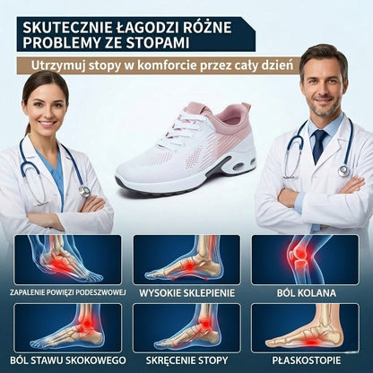 (🔥60% zniżki dzisiaj - nie przegap!)flemat® - Damskie buty ortopedyczne z amortyzacją ✅ Pożegnaj ból stóp i ciesz się całodziennym komfortem!