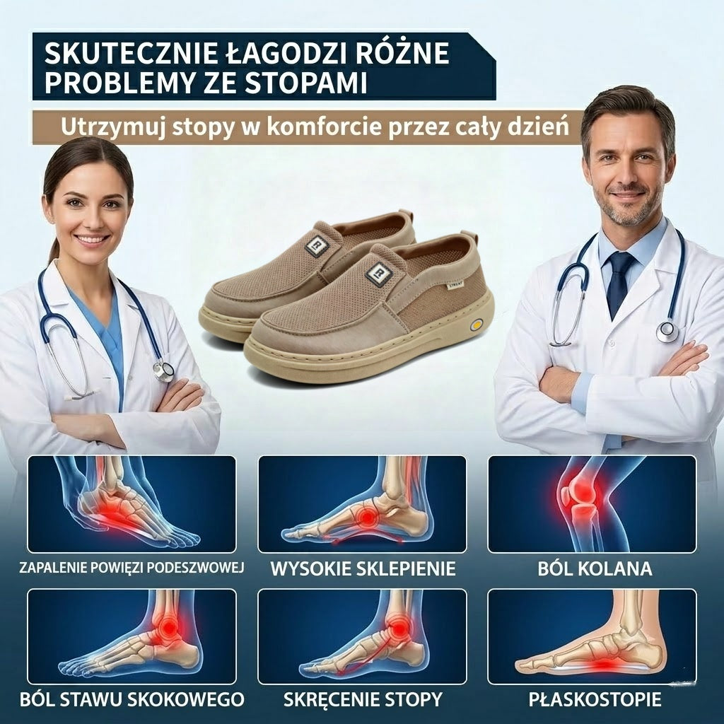 (🔥60% zniżki dzisiaj - nie przegap!) ⏰LULUMALASS® miękkie i wygodne buty ortopedyczne - oddychająca siateczka✅ Pożegnaj się z bólem stóp i ciesz się całodziennym komfortem!