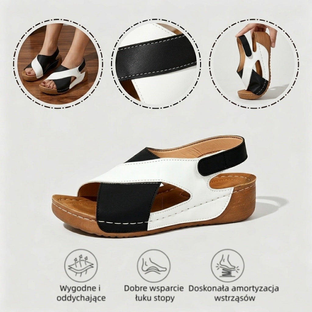 🔥 Ograniczona czasowo zniżka 50%! Letnie sandały ortopedyczne – ergonomiczne, wygodne i oddychające, które łagodzą ból. ✅