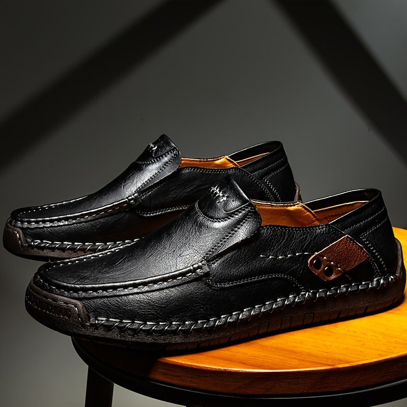 🔥Męskie buty ortopedyczne wykonane z australijskiej skóry cielęcej👞Szyte ręcznie✅Wygodne chodzenie, łagodzenie bólu✅Wodoodporne i antypoślizgowe✅