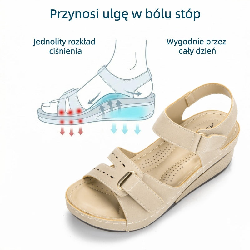 🔥 Ograniczona czasowo zniżka 50%! Letnie sandały ortopedyczne – ergonomiczne, wygodne i oddychające, które łagodzą ból. ✅