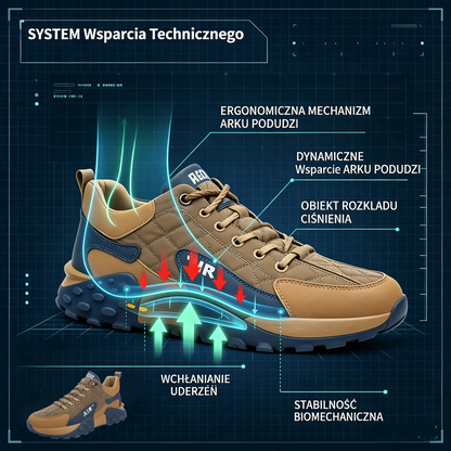 (🔥60% zniżki dzisiaj - nie przegap!) flemat® - Męskie buty ortopedyczne z amortyzacją ✅ Pożegnaj ból stóp i ciesz się całodziennym komfortem!