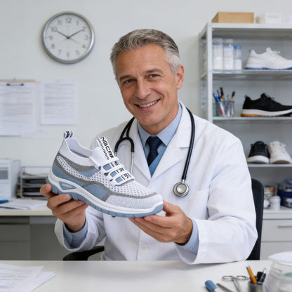 🔥 50% zniżki tylko dziś! Nie przegap! ⏰ Ergonomicznie zaprojektowane buty ortopedyczne – zapewniają naturalne wsparcie łuku stopy 👞 Skutecznie łagodzą ból stóp