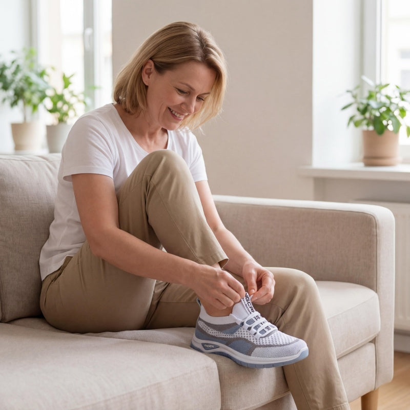 🔥 50% zniżki tylko dziś! Nie przegap! ⏰ Ergonomicznie zaprojektowane buty ortopedyczne – zapewniają naturalne wsparcie łuku stopy 👞 Skutecznie łagodzą ból stóp
