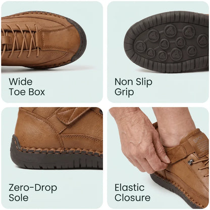 🔥 Buty ortopedyczne flemat® | Najwygodniejsze i najpopularniejsze w Polsce skórzane buty w 2026 roku, łagodzące ból i ułatwiające chodzenie | Odpowiednie zarówno dla kobiet, jak i mężczyzn.