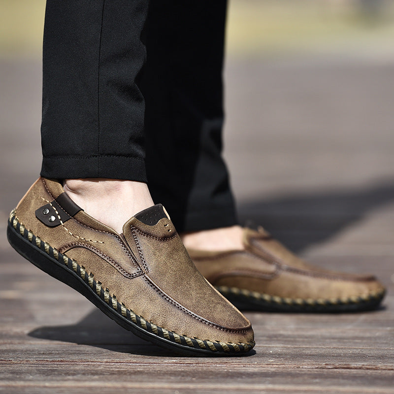 🔥Męskie buty ortopedyczne wykonane z australijskiej skóry cielęcej👞Szyte ręcznie✅Wygodne chodzenie, łagodzenie bólu✅Wodoodporne i antypoślizgowe✅