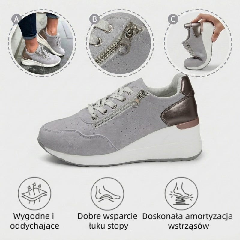 🔥 50% zniżki tylko dziś! Nie przegap! ⏰ Ergonomicznie zaprojektowane buty ortopedyczne – zapewniają naturalne wsparcie łuku stopy 👞 Skutecznie łagodzą ból stóp