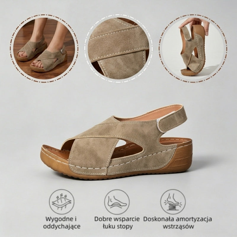 🔥 Ograniczona czasowo zniżka 50%! Letnie sandały ortopedyczne – ergonomiczne, wygodne i oddychające, które łagodzą ból. ✅