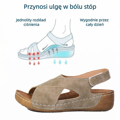 🔥 Ograniczona czasowo zniżka 50%! Letnie sandały ortopedyczne – ergonomiczne, wygodne i oddychające, które łagodzą ból. ✅