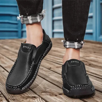 🔥Męskie buty ortopedyczne wykonane z australijskiej skóry cielęcej👞Szyte ręcznie✅Wygodne chodzenie, łagodzenie bólu✅Wodoodporne i antypoślizgowe✅