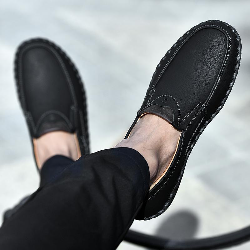 🔥Męskie buty ortopedyczne wykonane z australijskiej skóry cielęcej👞Szyte ręcznie✅Wygodne chodzenie, łagodzenie bólu✅Wodoodporne i antypoślizgowe✅
