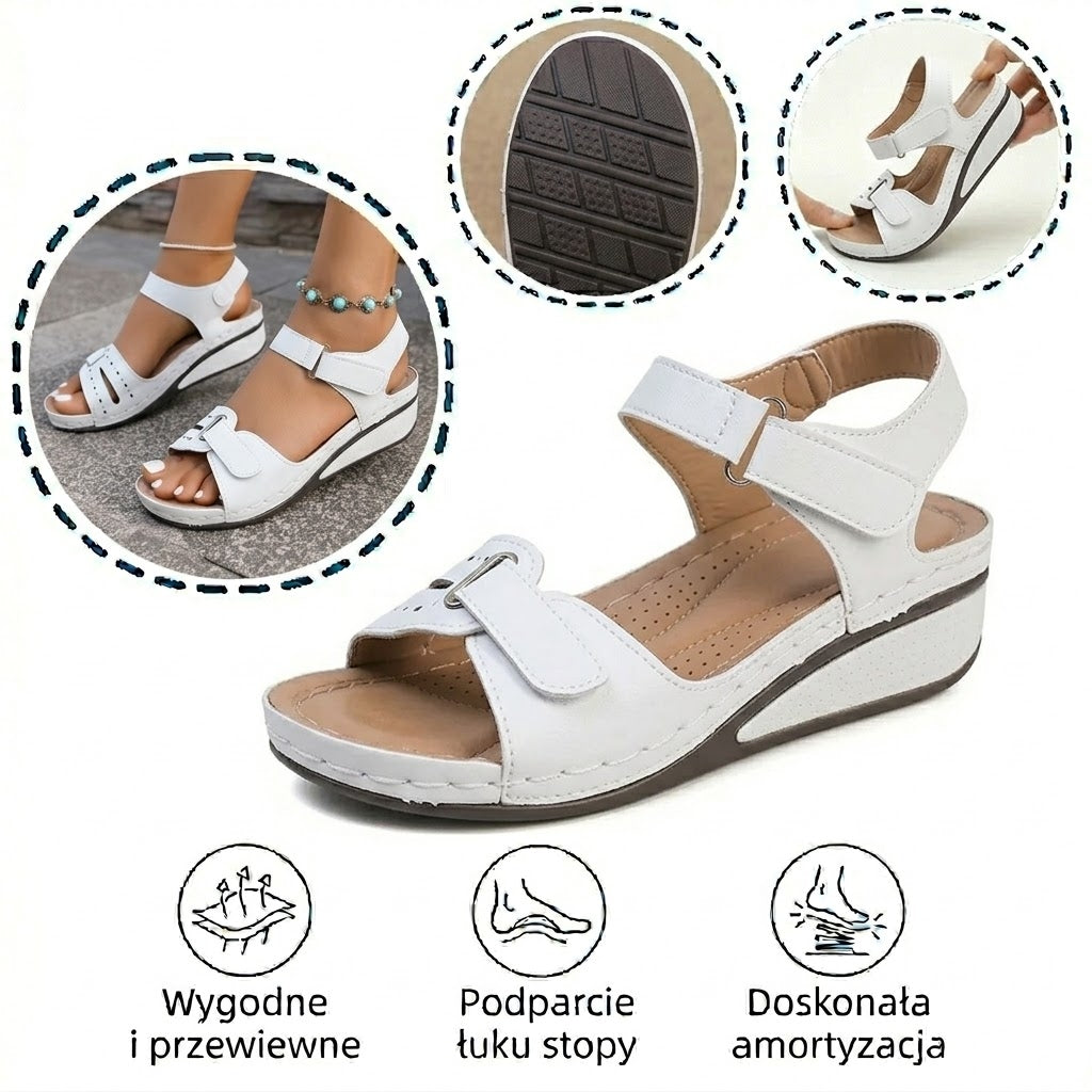 ⏰Ograniczona czasowo promocja z obniżką o połowę🔥Letnie sandały ortopedyczne ✅Wsparcie łuku stopy ✅Wygodne i bezbolesne chodzenie ✅Ergonomiczna konstrukcja