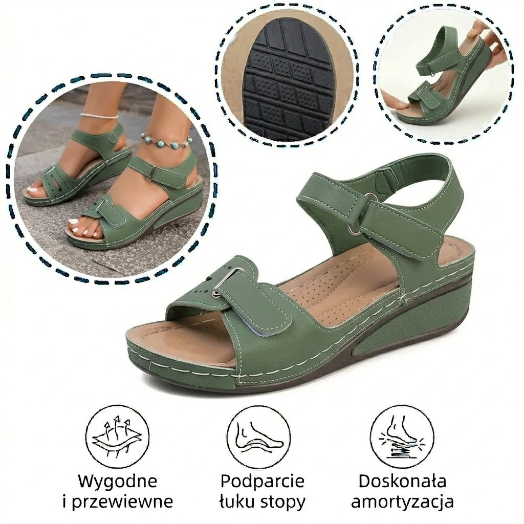 ⏰Ograniczona czasowo promocja z obniżką o połowę🔥Letnie sandały ortopedyczne ✅Wsparcie łuku stopy ✅Wygodne i bezbolesne chodzenie ✅Ergonomiczna konstrukcja