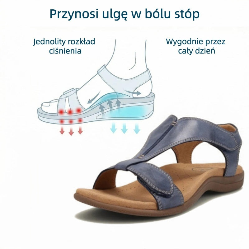 🔥 Ograniczona czasowo zniżka 50%! Letnie sandały ortopedyczne – ergonomiczne, wygodne i oddychające, które łagodzą ból. ✅
