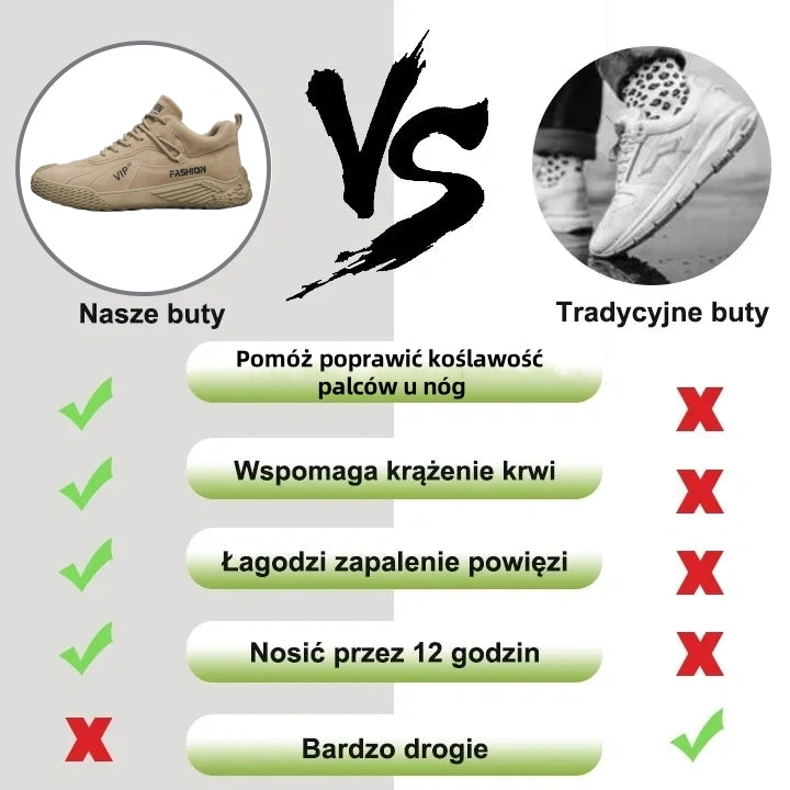 Nie pozwól, by problemy ze stopami Cię powstrzymały! Dobra para butów to podstawa. Buty ortopedyczne, specjalnie zaprojektowane dla seniorów, pozwalają wyjść z domu i zobaczyć świat.
